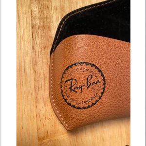 Ray-Ban Original Brown Leather Sunglass Case